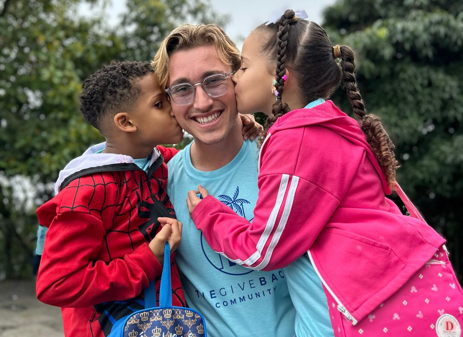 The Heartwarming Connection with Caua and Eloisa: Love and Warmth at Give Back School